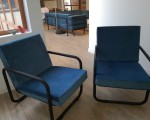 2fauteuils bleus